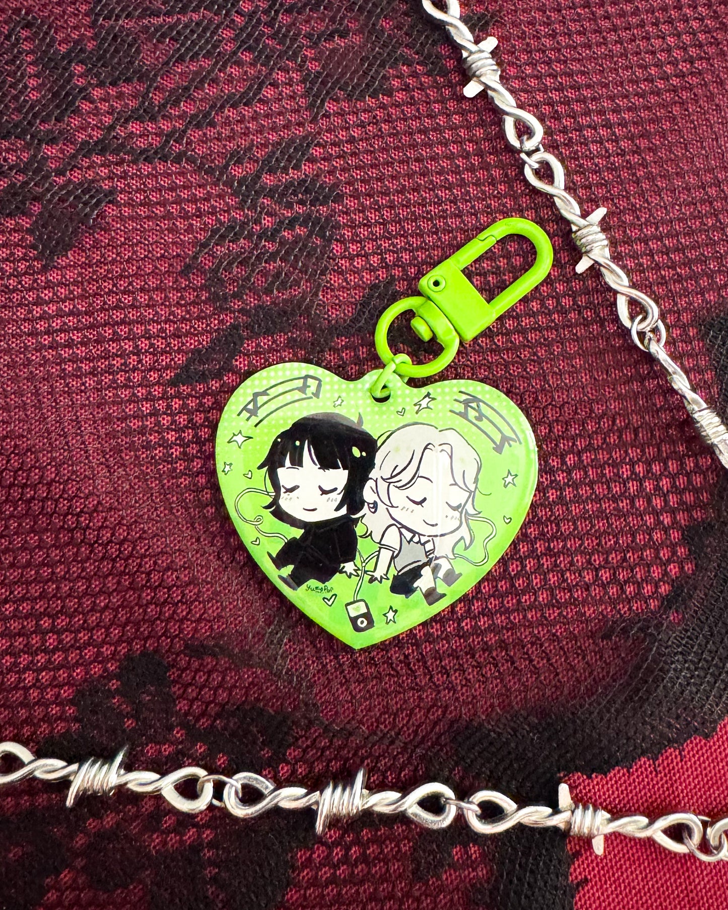 Green Yuri Keychain