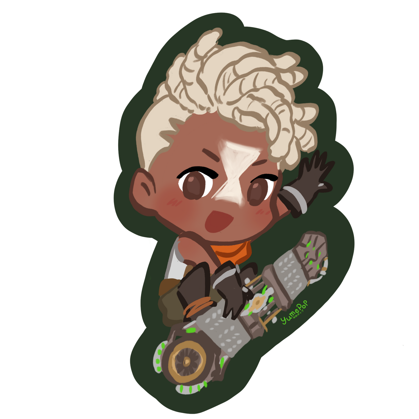 Arcane Chibi Vinyl Stickers