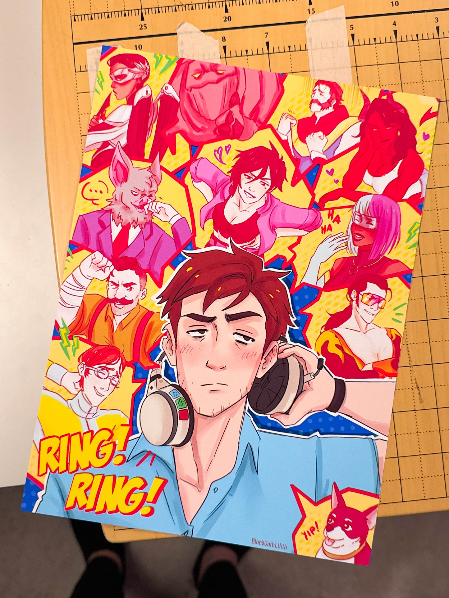 Superhero Dispatch Print (8x10) - included in 3 for $45 deal