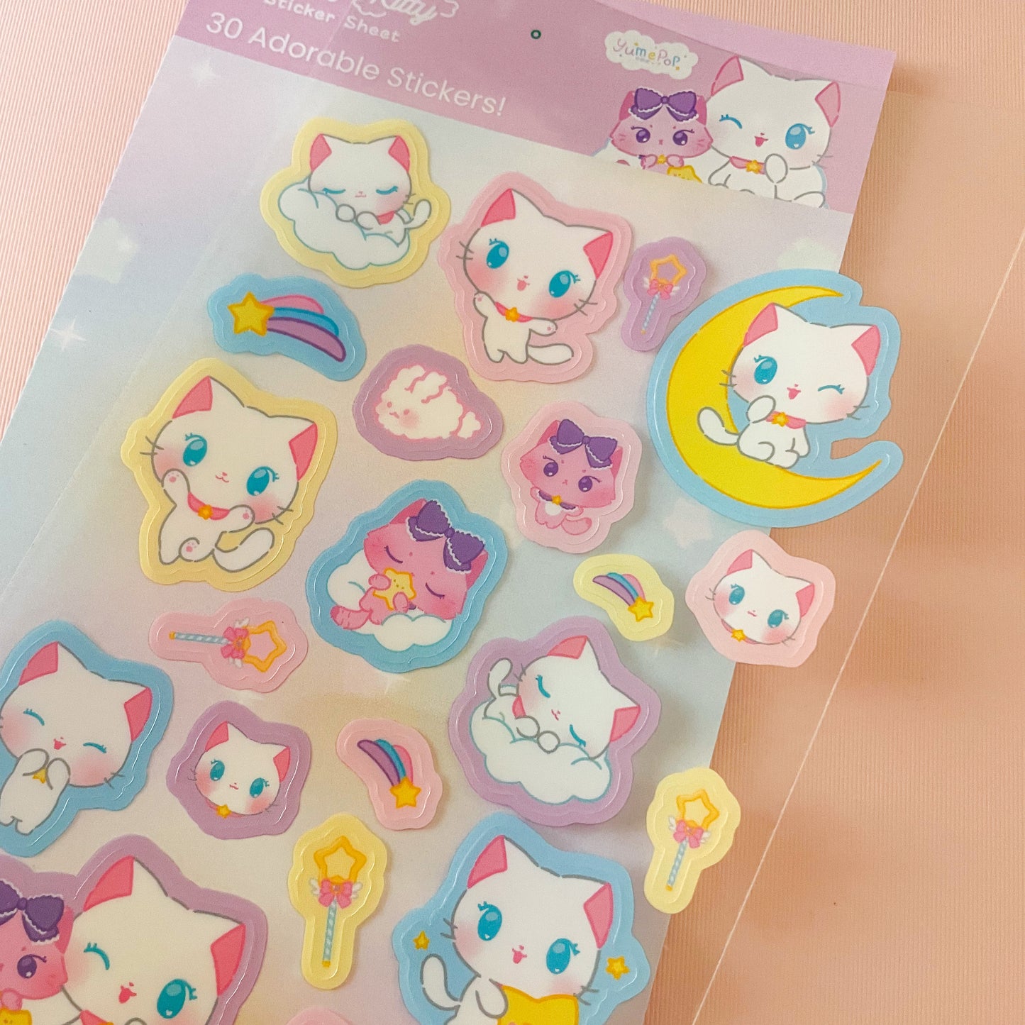 Dreamy Kitty Sticker Sheet