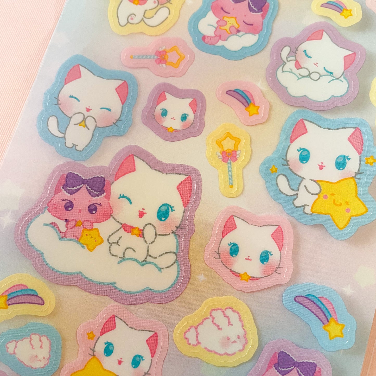 Dreamy Kitty Sticker Sheet