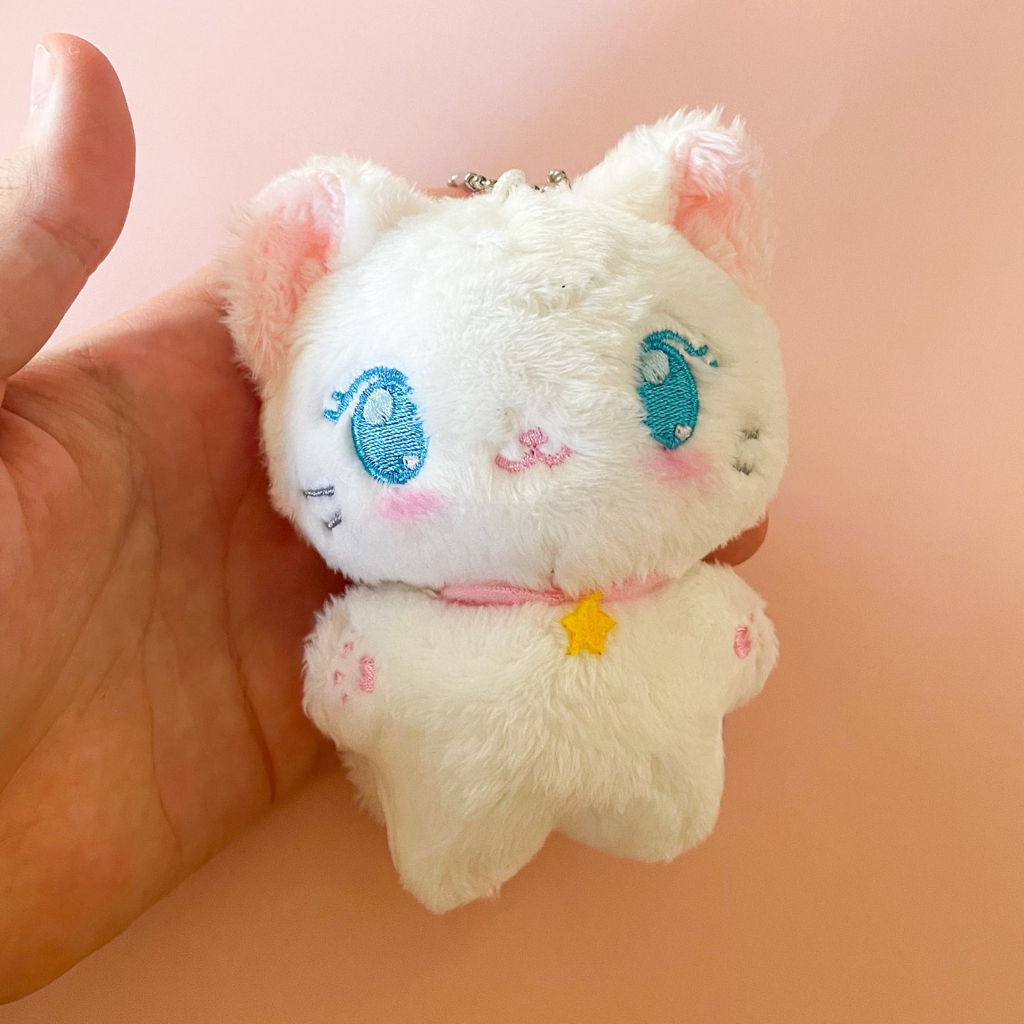 Dreamy Kitty Plush Keychain
