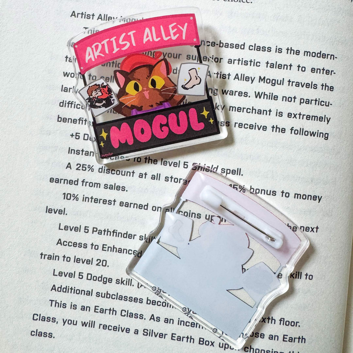 Dungeon Crawler Artist Alley Mogul Pin