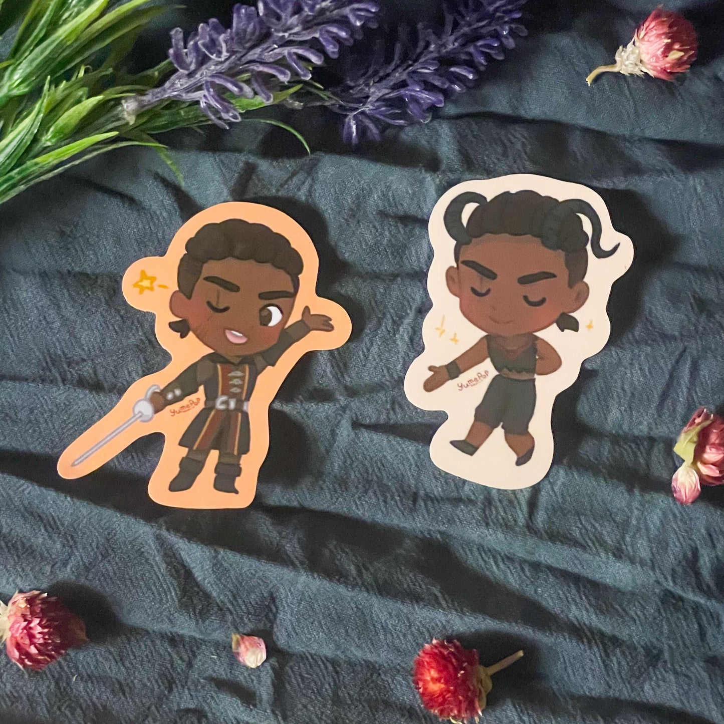 BG3 Chibi Vinyl Stickers