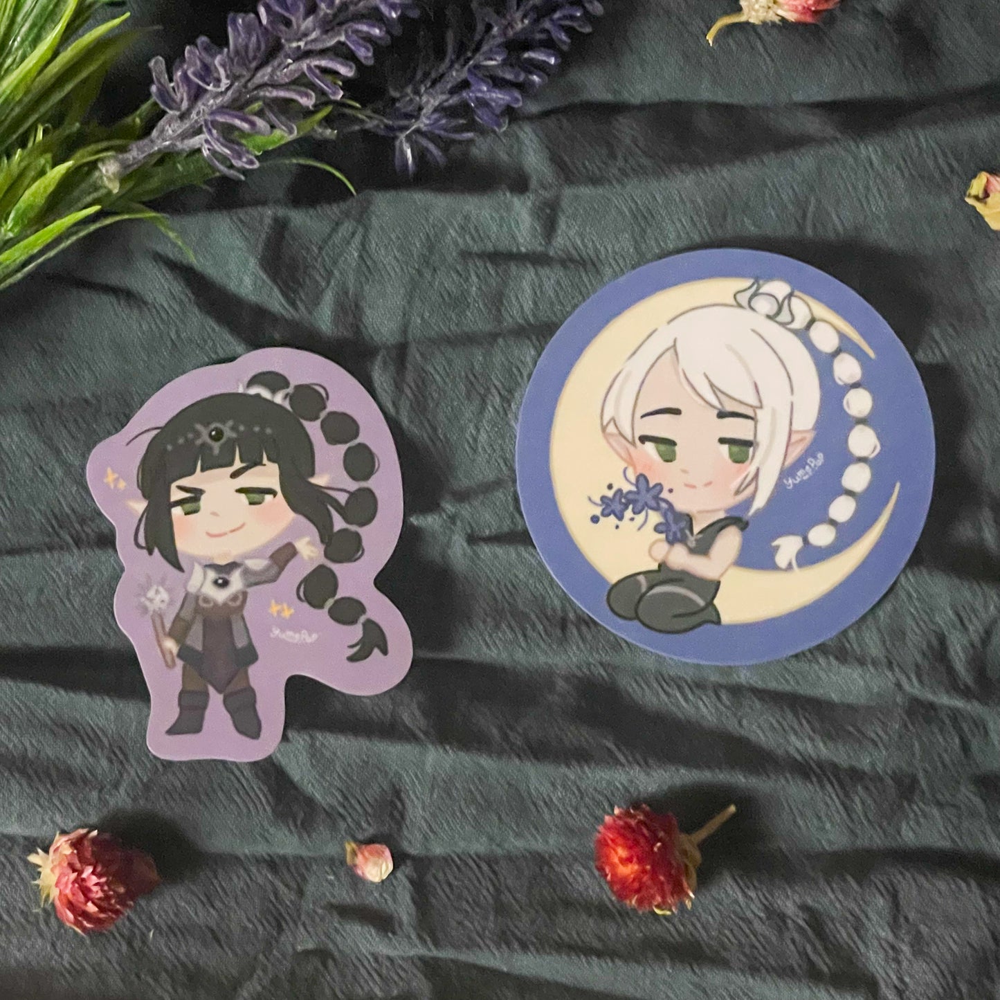 BG3 Chibi Vinyl Stickers
