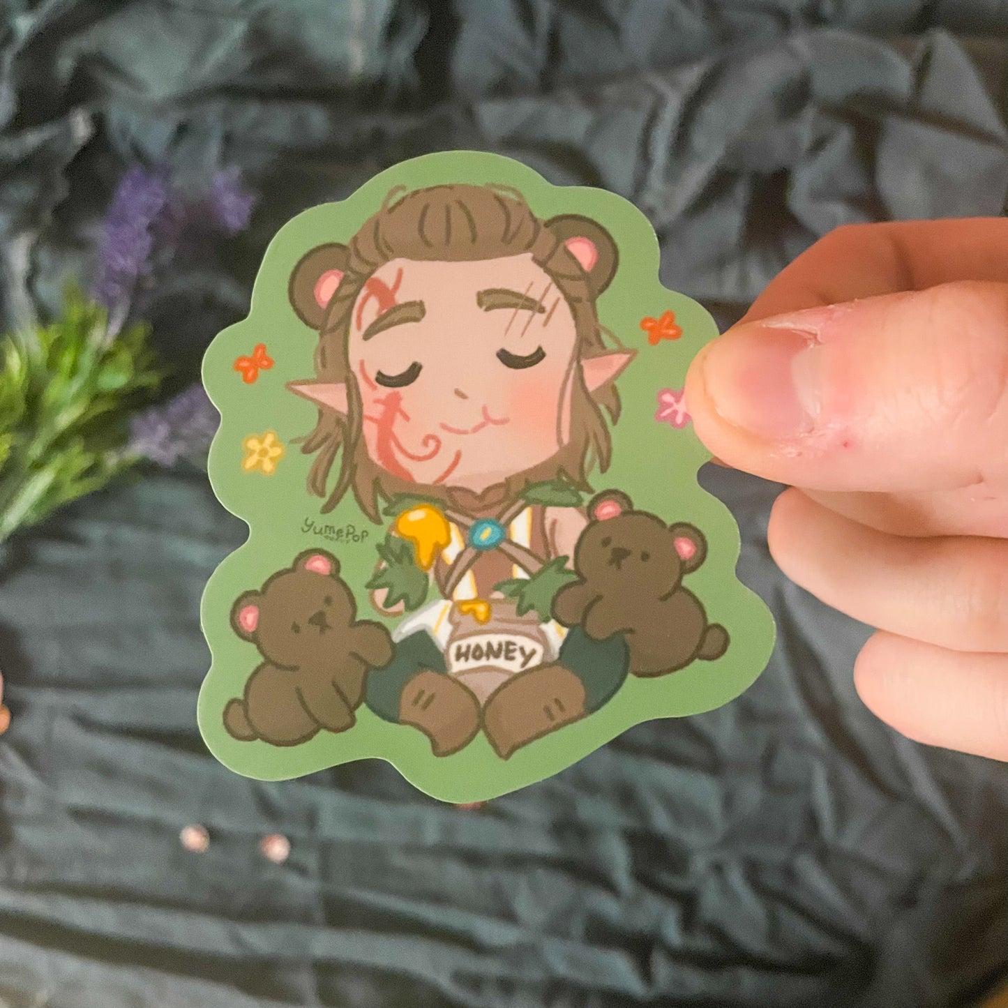 BG3 Chibi Vinyl Stickers