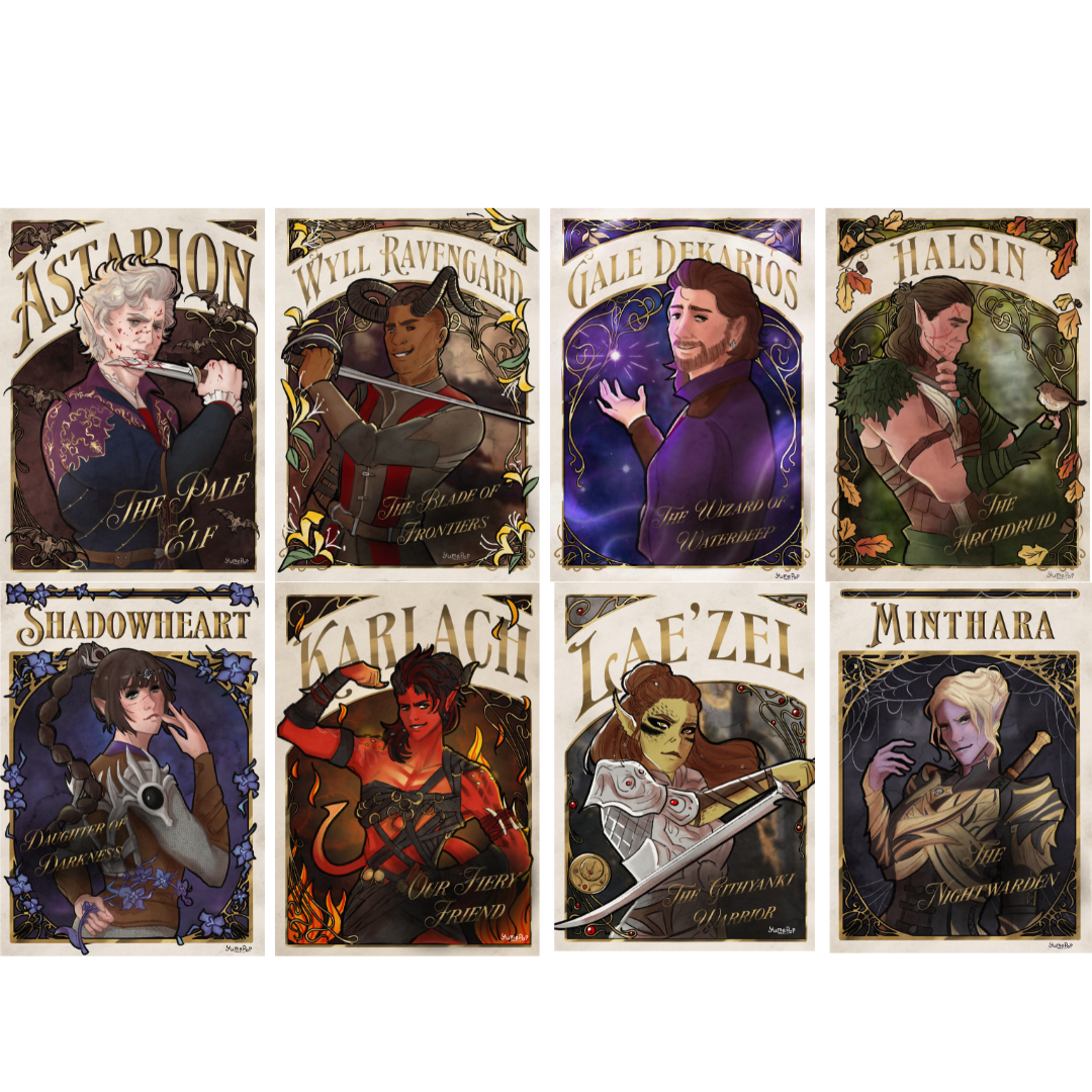 BG3 Poster Prints (11x16) - LAST CHANCE 75% OFF + B2GO