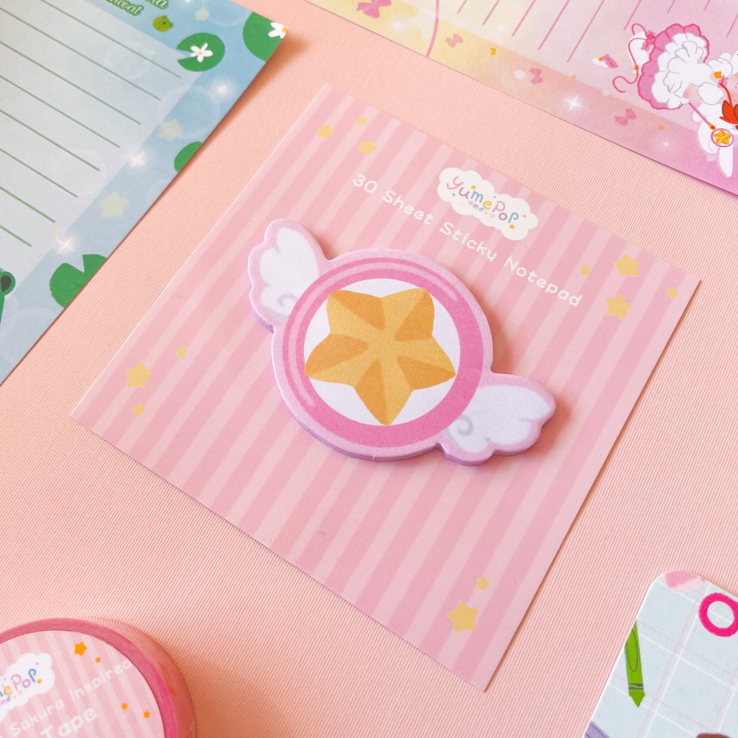 Sakura Die Cut Sticky Notes
