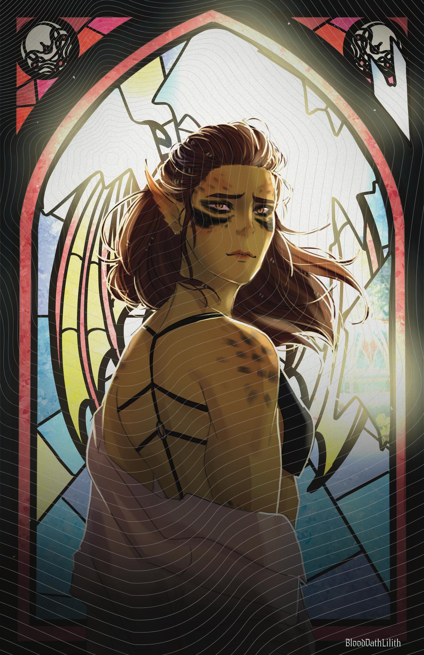 BG3 Stained Glass Prints (7x11) - 3 for $45