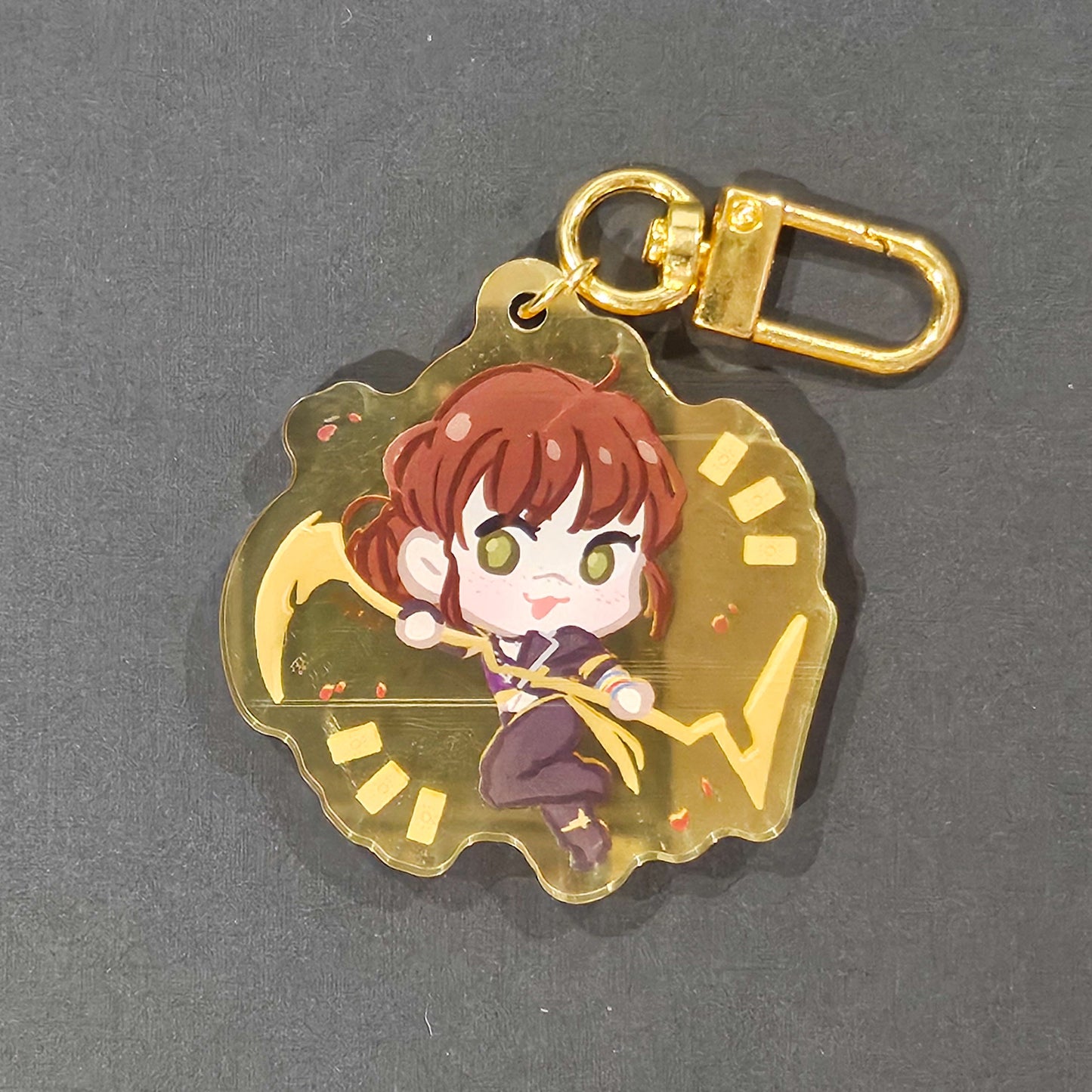 Expedition Gold Mirror Keychains