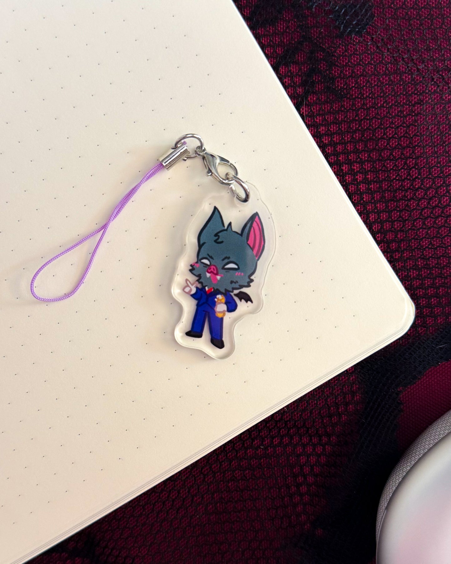 Superhero Dispatch Phone Charm