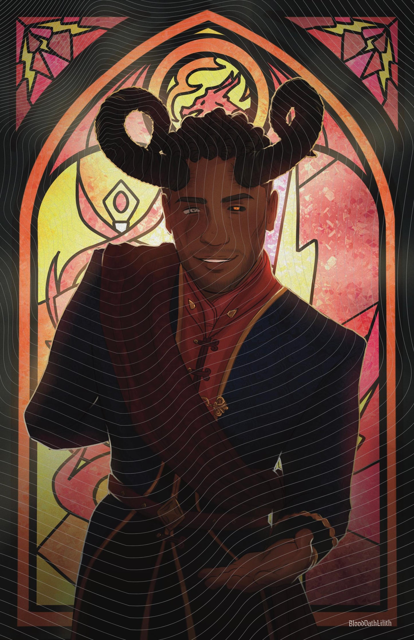 BG3 Stained Glass Prints (7x11) - 3 for $45