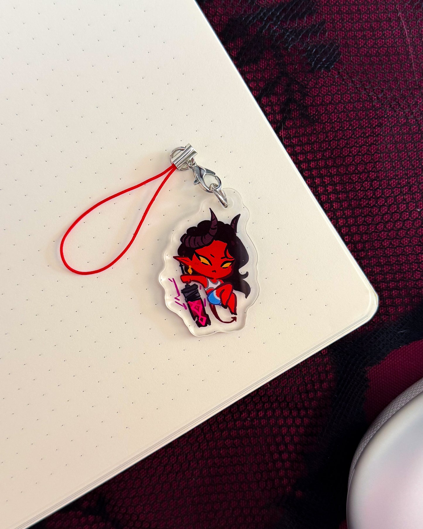 Superhero Dispatch Phone Charm