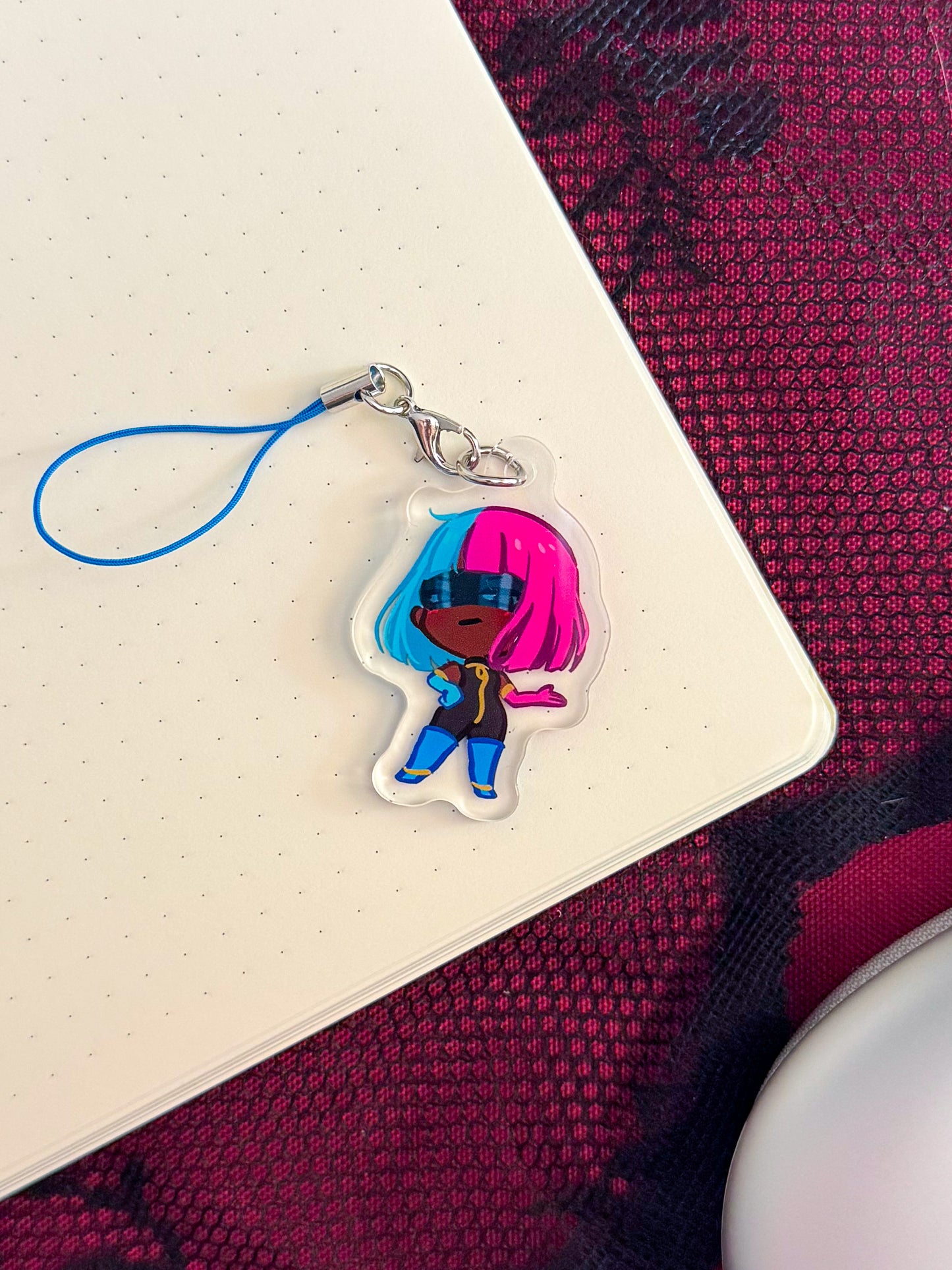 Superhero Dispatch Phone Charm