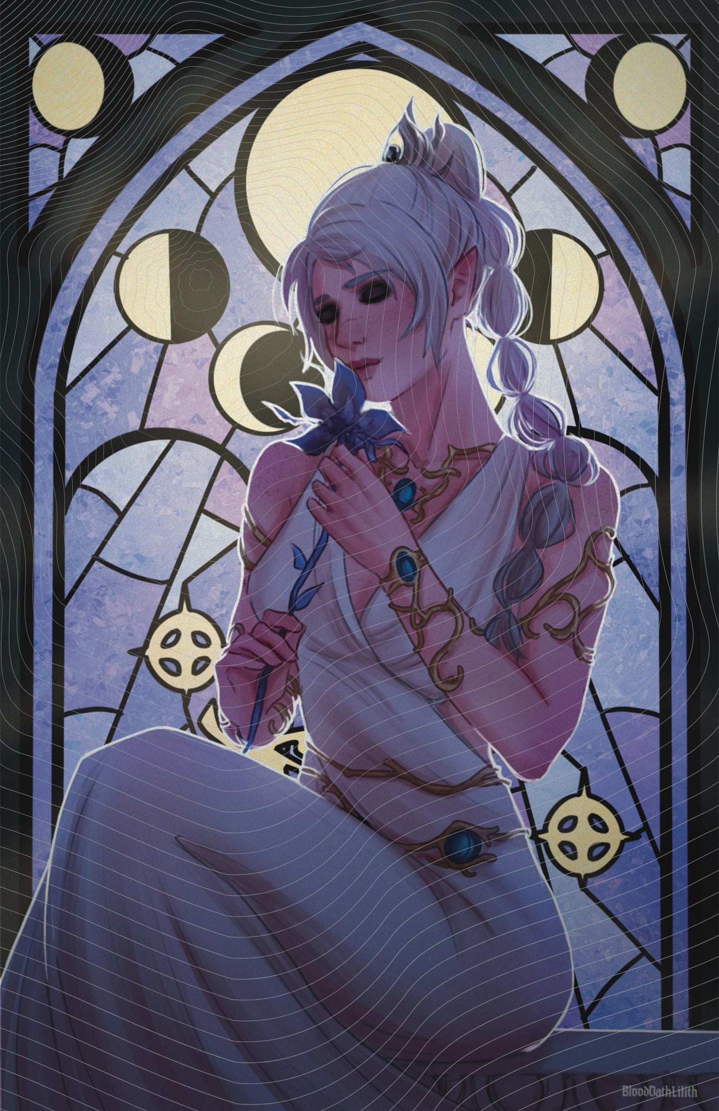 BG3 Stained Glass Prints (7x11) - 3 for $45