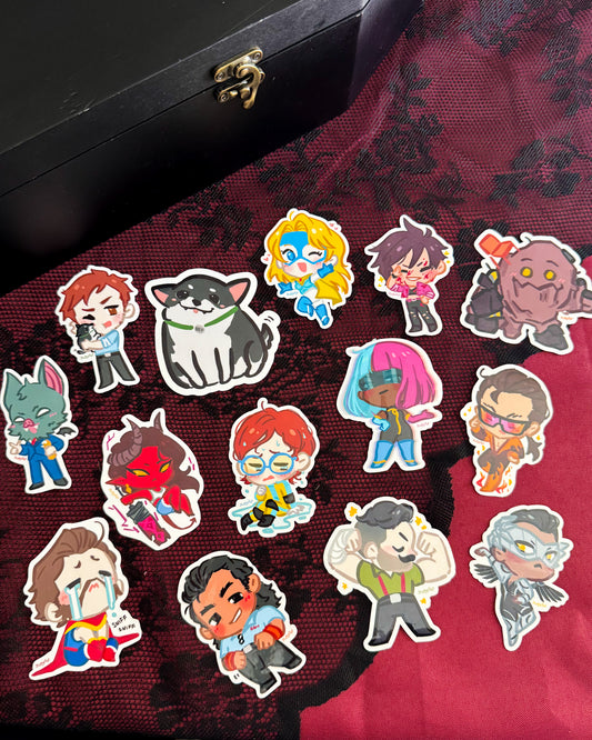 Superhero Dispatch 3in Vinyl Stickers