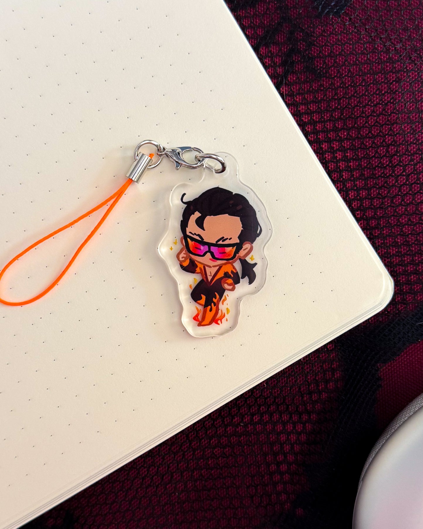Superhero Dispatch Phone Charm