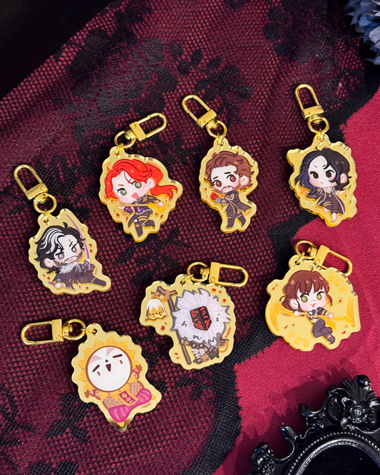 Expedition Gold Mirror Keychains