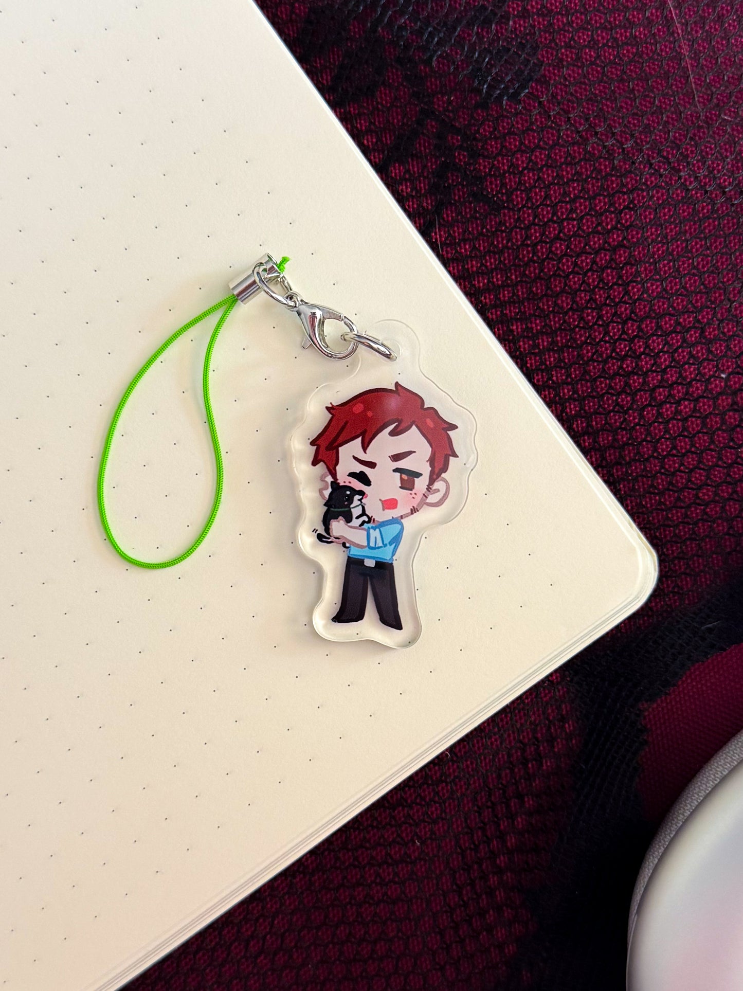 Superhero Dispatch Phone Charm
