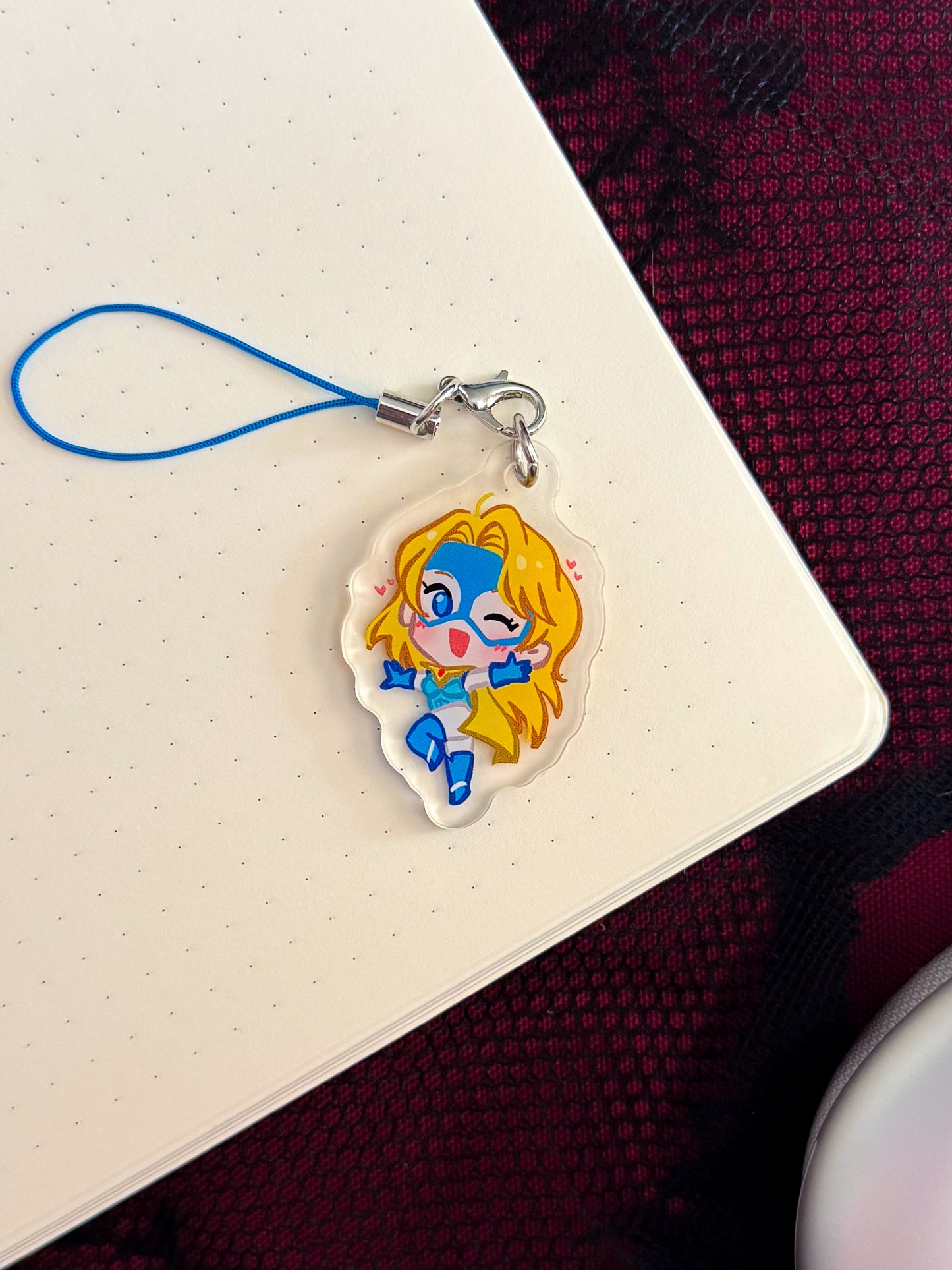 Superhero Dispatch Phone Charm
