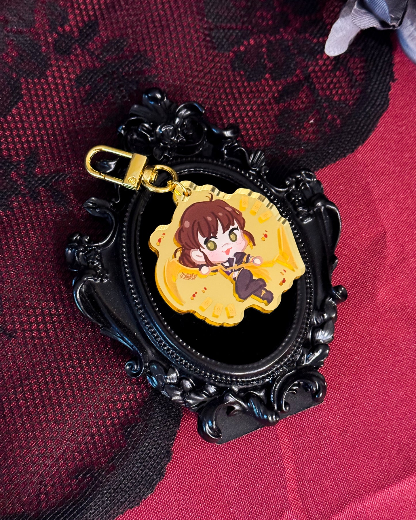 Expedition Gold Mirror Keychains