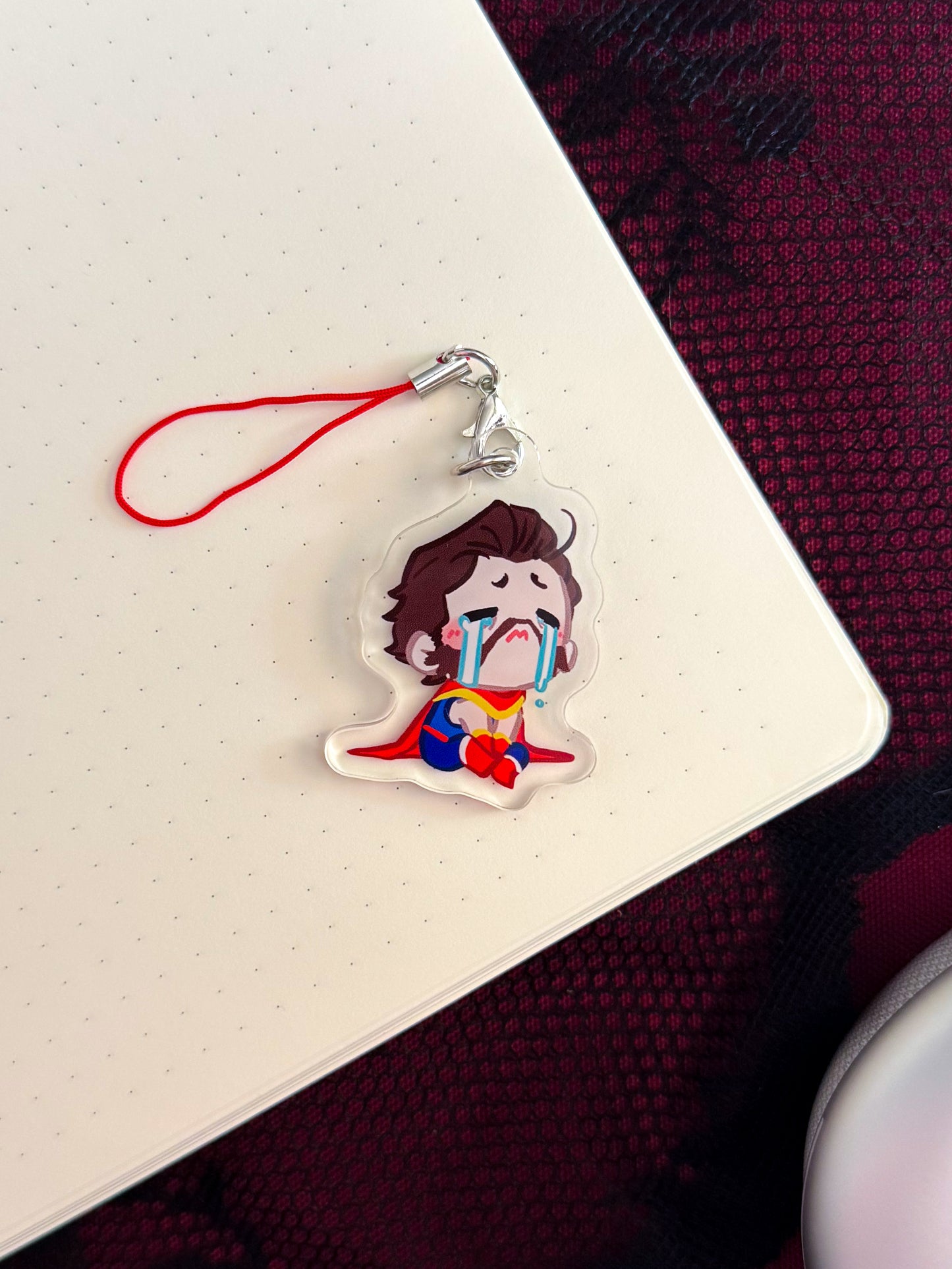 Superhero Dispatch Phone Charm