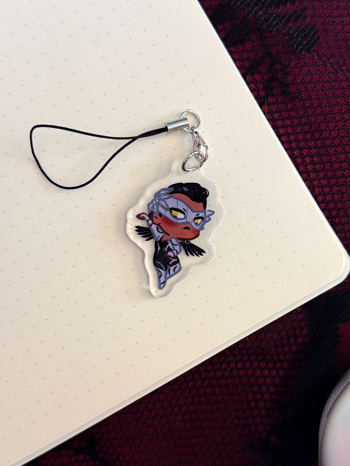 Superhero Dispatch Phone Charm
