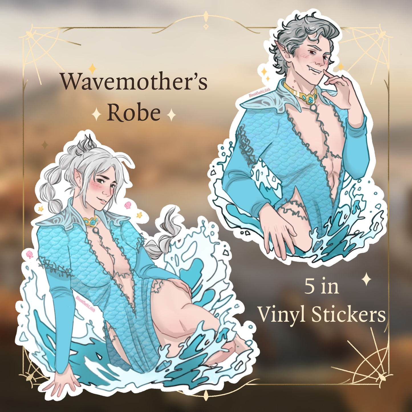 Wavemother’s Robe Vinyl Sticker
