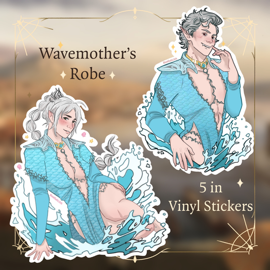 Wavemother’s Robe Vinyl Sticker