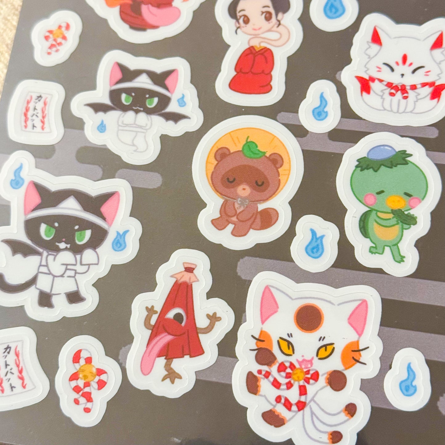 Catbat + Yokai Stickers!