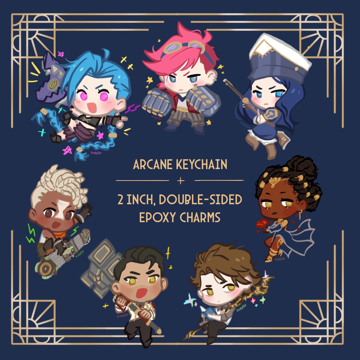 Arcane Acrylic Charms
