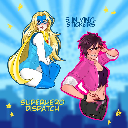 Superhero Dispatch XL Vinyl Sticker