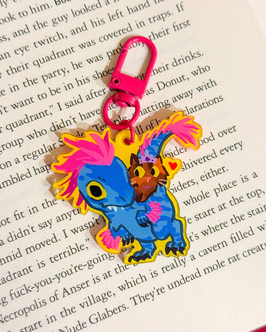 Dungeon Crawler Besties Keychain
