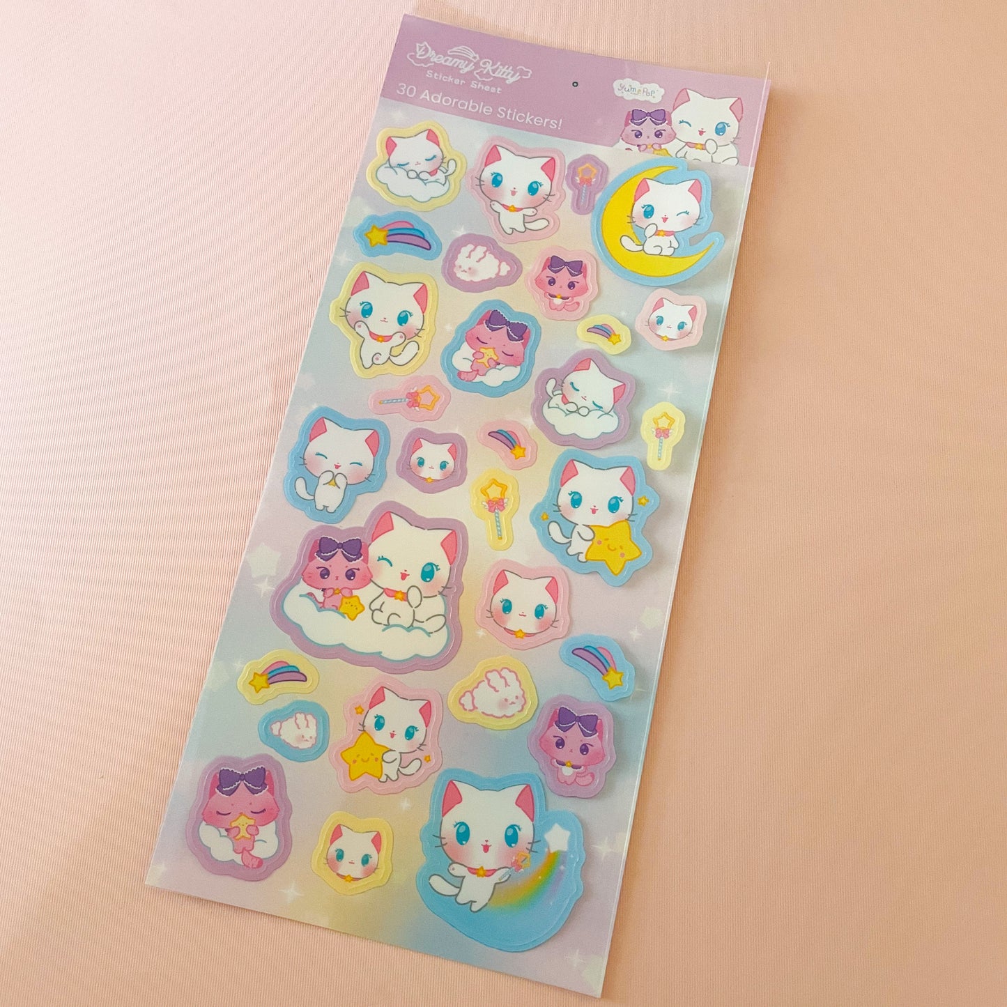 Dreamy Kitty Sticker Sheet