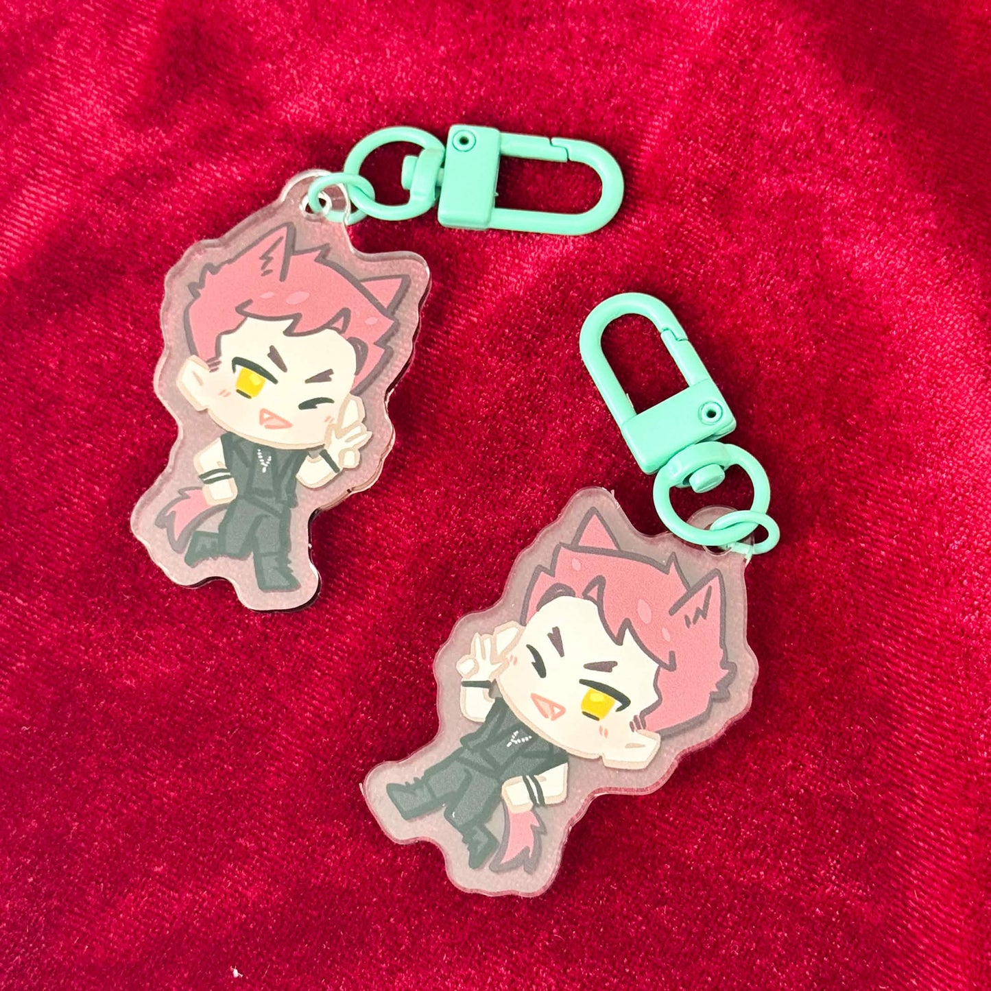Deepspace Wolfie Keychain
