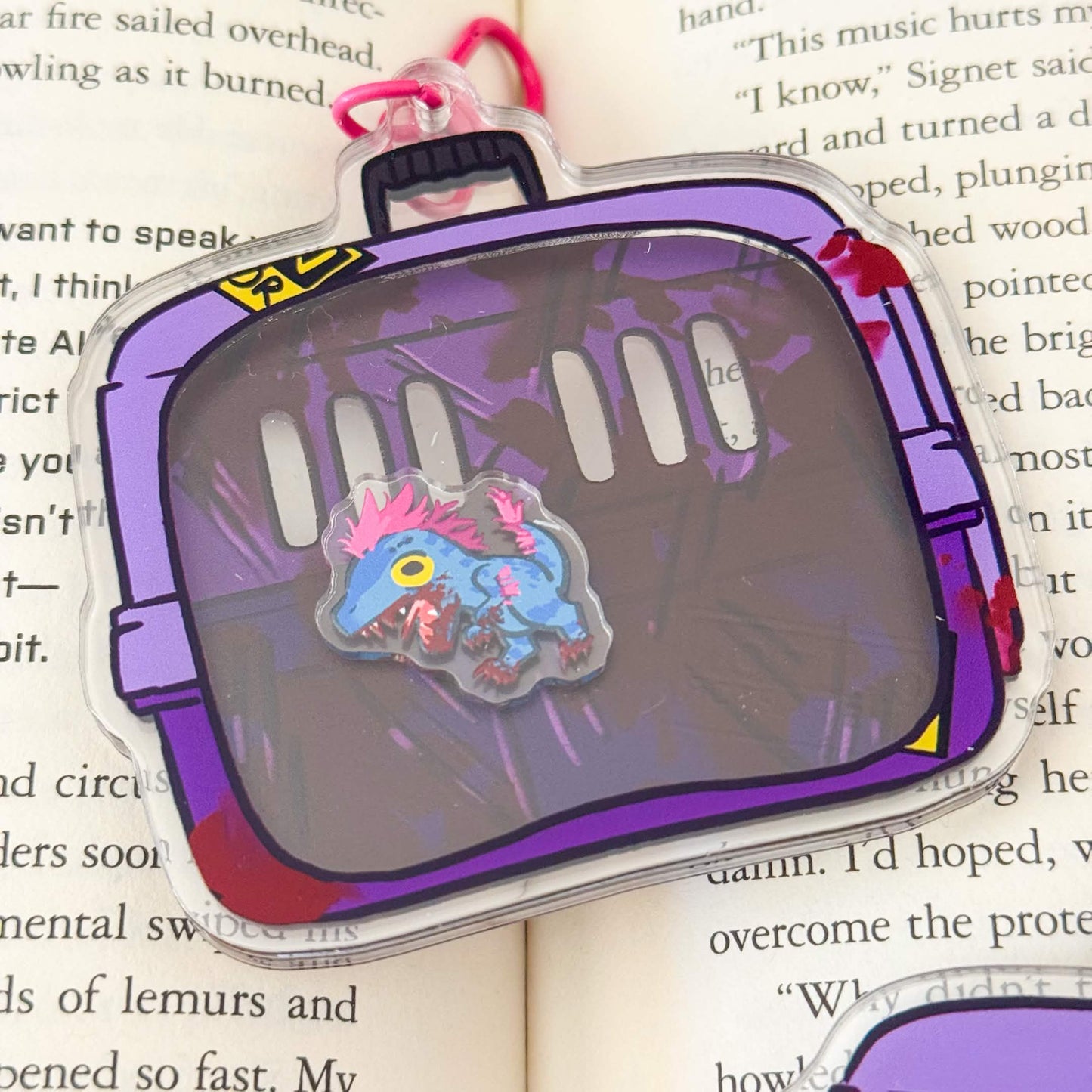 Dungeon Crawler FREE HIM! Shaker Keychain