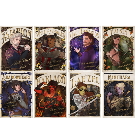 BG3 Poster Prints (11x16) - LAST CHANCE 75% OFF + B2GO