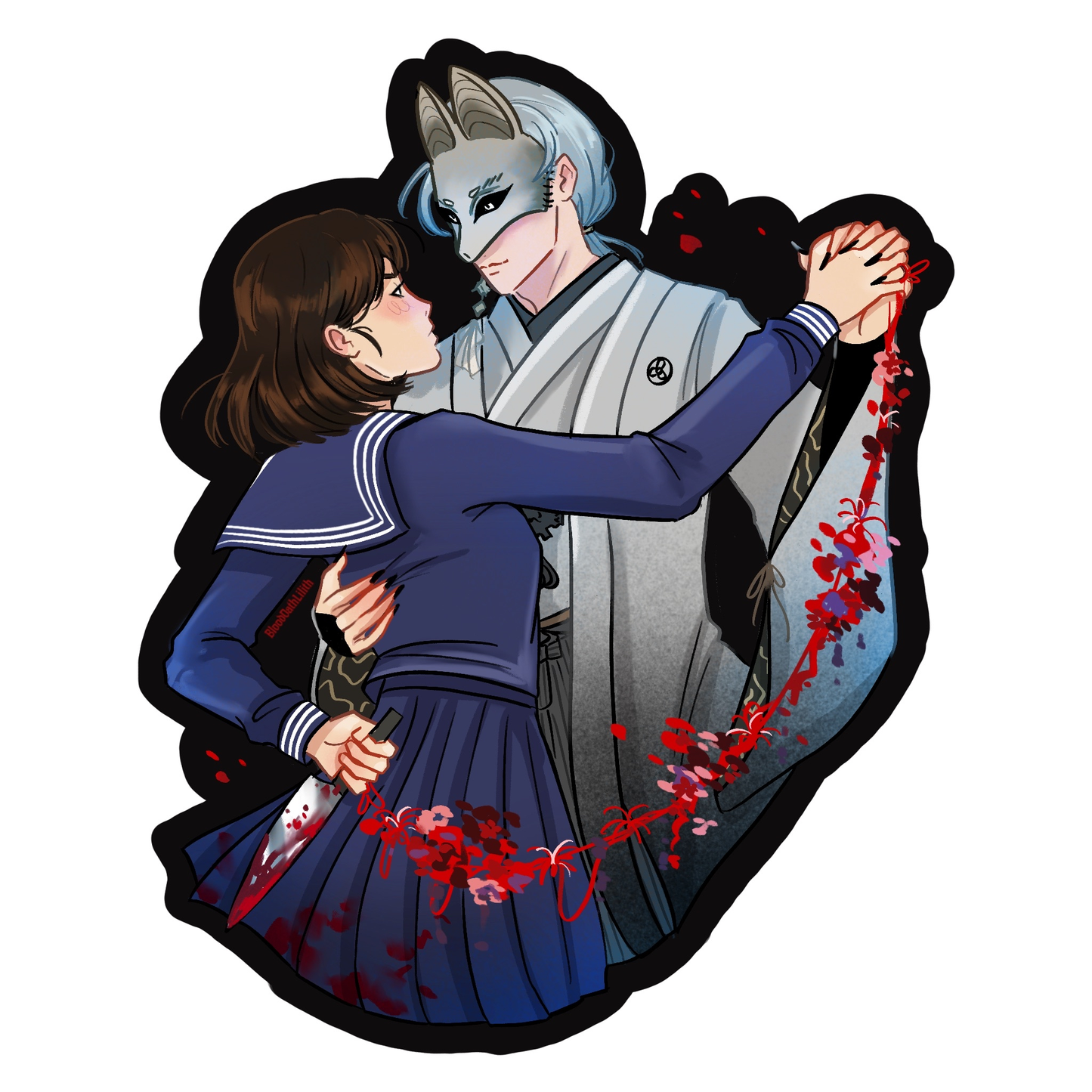 Silent Hill F XL Vinyl Sticker