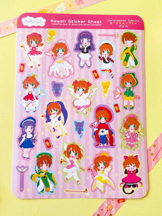 Sakura Vinyl Sticker Sheet