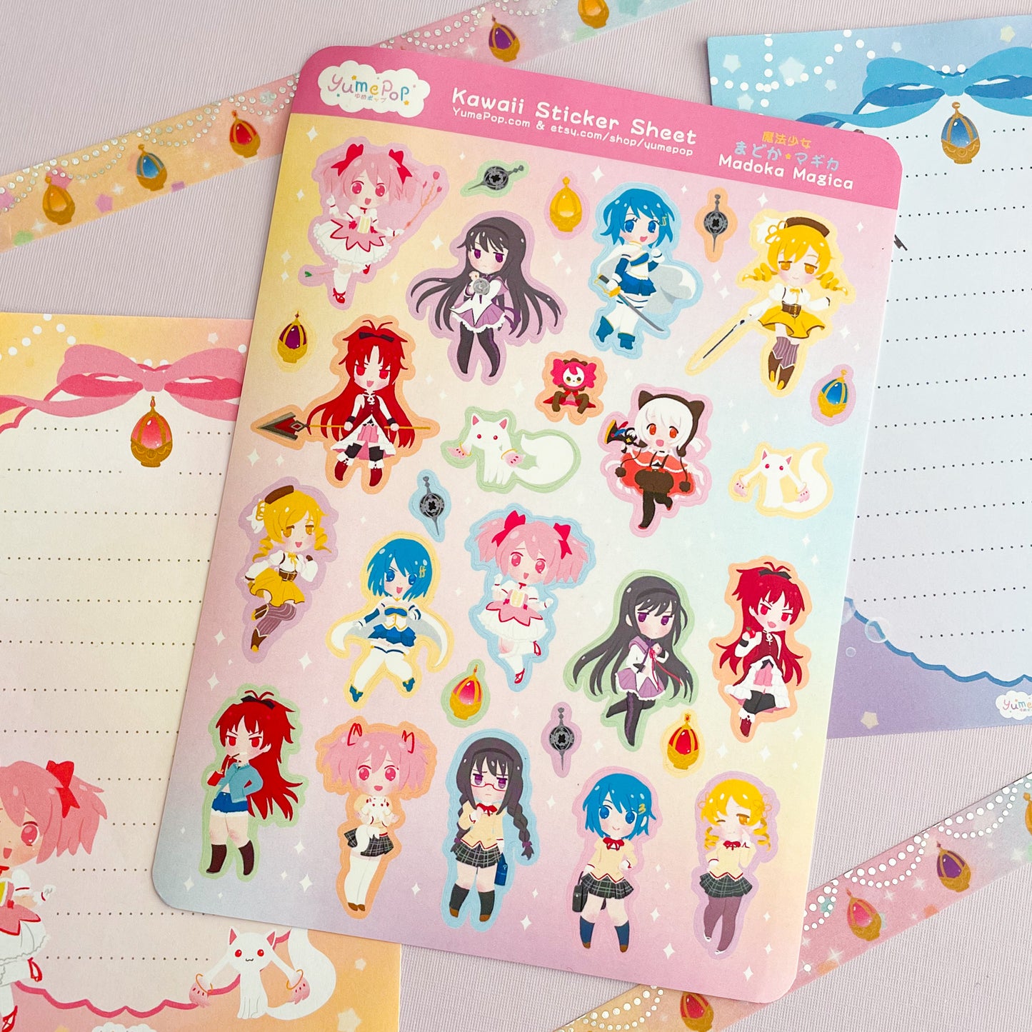 Madoka Vinyl Sticker Sheet