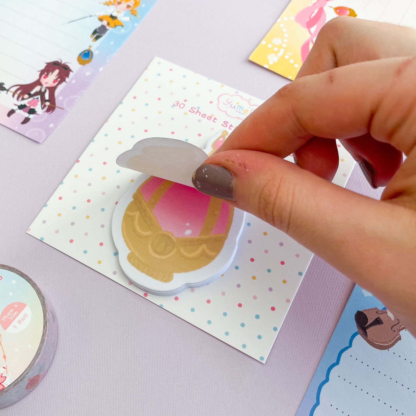 Madoka Die Cut Sticky Notepad