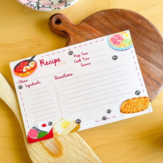 Cute Food Recipe Cards