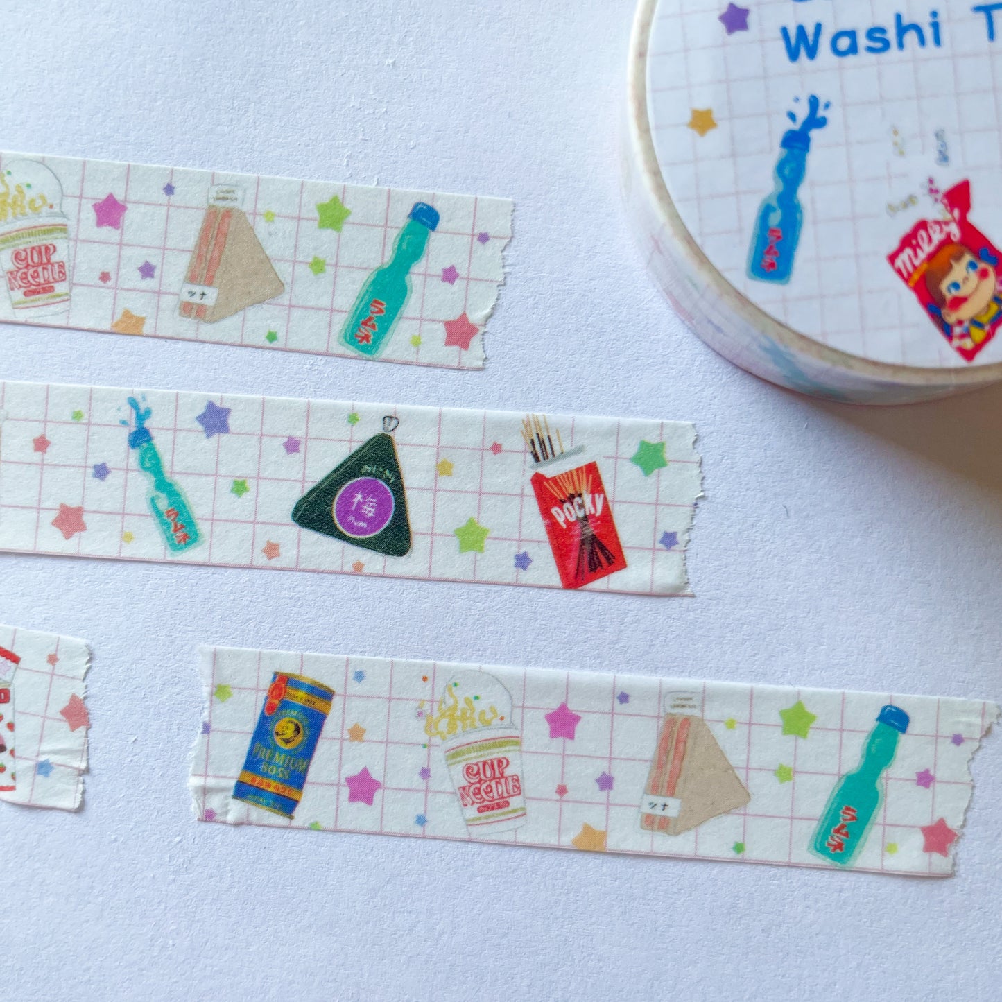 Conbini Snacks Washi Tape